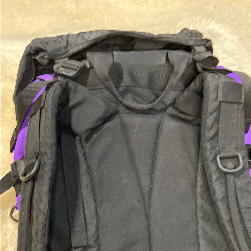 Alpine Black and Purple Adventure Backpack - Picture 5 of 9